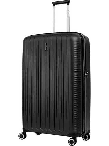 Rain RB80152L Βαλίτσα Μεγάλη 75x45x30cm με 4 Ρόδες Μαύρη