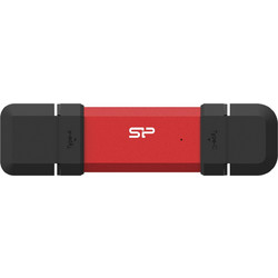 Silicon Power DS72 250GB USB Stick 3.2 Gen 2 με USB-A & USB-C Κόκκινο