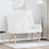 vidaXL Διθέσιος Καναπές Λευκός 115x61x87cm 42028900