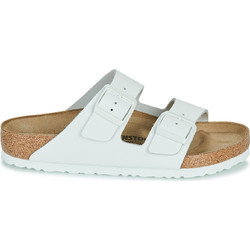 Birkenstock Arizona Δερμάτινα Ανδρικά Σανδάλια Ανατομικά Λευκά 10250