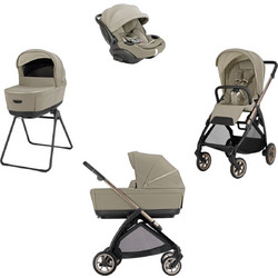 Inglesina Electa Quattro Darwin Recline Evo 2026 Καρότσι Μωρού 3 σε 1 Hangar Beige Bronze Black