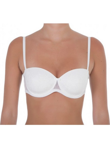 Selmark Σουτιέν Strapless με Ελαφριά Ενίσχυση με Μπανέλα Εκρού 30416