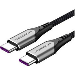 Vention TAAHF Braided USB-C to USB-C 1m Black