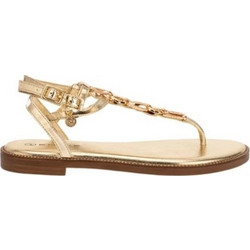 Envie Shoes Δερμάτινα Γυναικεία Σανδάλια Χρυσά E96-23341