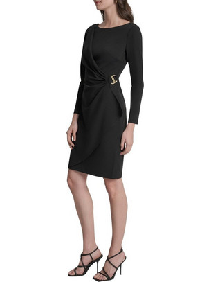 DKNY Mini Φόρεμα για Γάμο / Βάπτιση Μαύρο DD4H1242-BLK