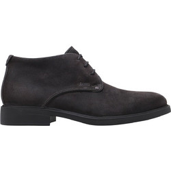 Boss Shoes Ανδρικά Μποτάκια Suede Ανθρακί C7860