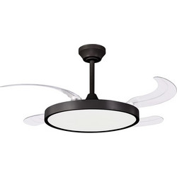 Eurolamp 300-25090 Ανεμιστήρας Οροφής 107cm 36W με Φως & Τηλεχειριστήριο Μαύρος