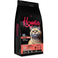 Homie Adult Hypoallergenic Sterilised & Light with Salmon 4kg