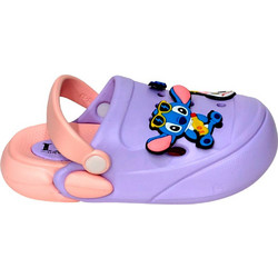 Jomix Lilo & Stitch Παιδικά Παπούτσια Θαλάσσης για Κορίτσι Ανατομικά Λιλά Σομόν 6006