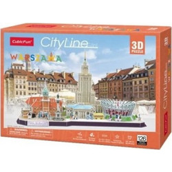 Puzzle CubicFun City Line Warszawa 3D 159 Κομμάτια