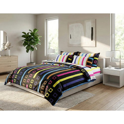 SB Home Σετ Σεντόνια Υπέρδιπλα Βαμβακερά 240x270 Velvet Collection 3323