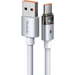 Mcdodo CA-6892 Braided USB-A to USB-C 1.2m White