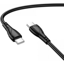 Borofone BX121 USB-C to USB-C 60W 1m Black