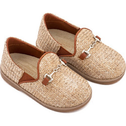 Babywalker Βαπτιστικά Loafers για Αγόρι Υφασμάτινα Ανατομικά Ταμπά Μπεζ EXC5311