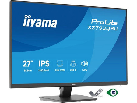 iiyama X2793QSU-B1 IPS Monitor 27" 2560x1440 QHD 75Hz 1ms
