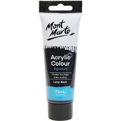Mont Marte 32 Lamp Black Ακρυλικό Χρώμα Ζωγραφικής 75ml
