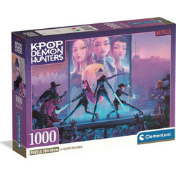 Puzzle Clementoni K-Pop Demon Hunters 1000 Κομμάτια 37121