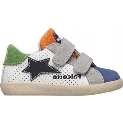 Falcotto Παιδικά Sneakers Μποτάκια Γκρι Royal Blue Πράσινα 2019043282C63