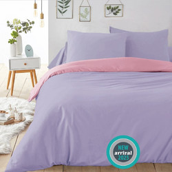 Isadore Lorraine Σετ Σεντόνια Υπέρδιπλα Βαμβακερά 240x260 Love your Bed Lavender Spring Pink Sweet