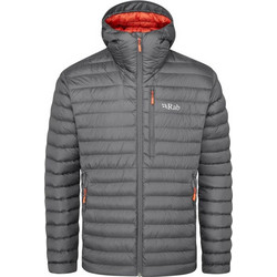 Rab Ανδρικό Μπουφάν Χειμωνιάτικο Puffer Γκρι QDB-12-GRH