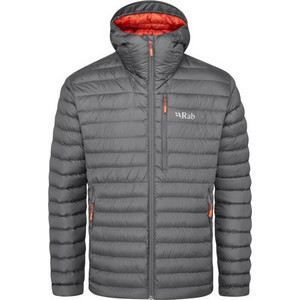 Rab Ανδρικό Μπουφάν Χειμωνιάτικο Puffer Γκρι QDB-12-GRH Rab Ανδρικό Μπουφάν Χειμωνιάτικο Puffer Γκρι QDB-12-GRH