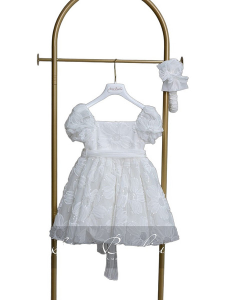Stova Bambini Βαπτιστικό Φόρεμα 2τμχ SS26G21
