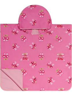 Kentia Float 2610 Παιδικό Πόντσο Θαλάσσης Microfiber Φούξια 60x60cm