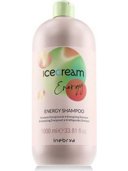 Inebrya Ice Cream Energy Σαμπουάν για Επανόρθωση για Λεπτά Μαλλιά 1lt