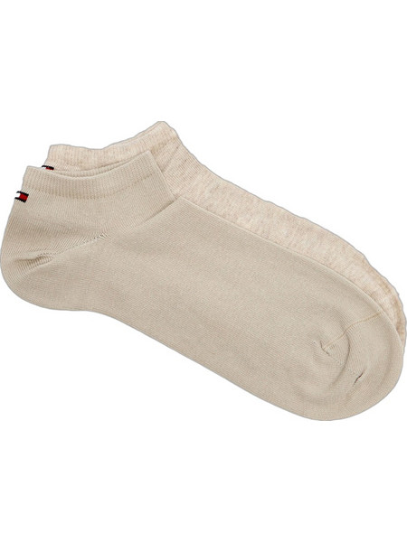 Tommy Hilfiger Ανδρικές Κάλτσες Κοντές Μπεζ 2Pack 342023001-804