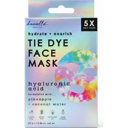 Danielle Tie Dye Hyaluronic Acid Sheet Μάσκα Προσώπου για Ενυδάτωση με Υαλουρονικό 5τμχ
