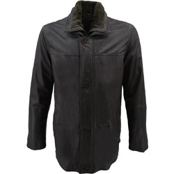 Leather 100 Ανδρικό Μπουφάν Χειμωνιάτικο Καφέ 08-M-BASTIANO