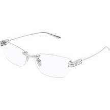 Balenciaga BB0490O 001 Γυναικείος Σκελετός Γυαλιών Οράσεως Μεταλλικός Ασημί