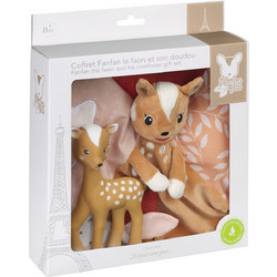 Sophie La Girafe Σετ Δώρου για Νεογέννητα Fanfan Καφέ 2τμχ