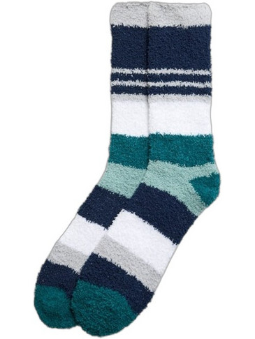 Ysabel Mora Fleece Ανδρικές Κάλτσες Ψηλές με Σχέδια Πολύχρωμες 22957