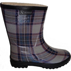 Aigle Polka Bt Γαλότσες Εργασίας Κνήμης με Γούνα Πολύχρωμες 37552