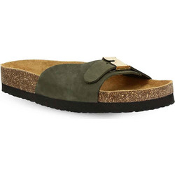 Parex Γυναικεία Σανδάλια Suede Ανατομικά Χακί 11525042