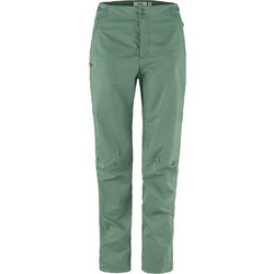 Fjallraven Υφασμάτινο Γυναικείο Παντελόνι Κανονική Εφαρμογή Πράσινο 14200140-614-42