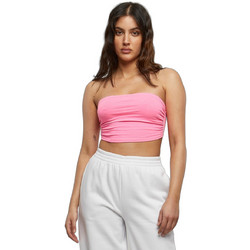 Urban Classics Γυναικείο Καλοκαιρινό Crop Top Βαμβακερό Φούξια TB622-00355