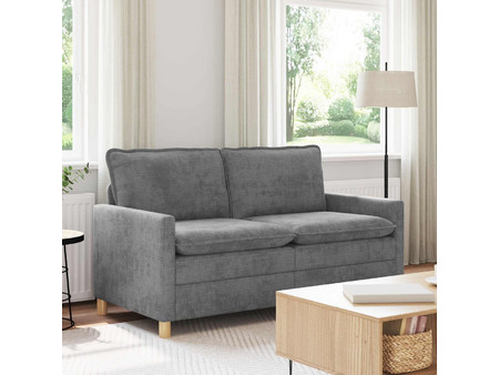 vidaXL Διθέσιος Καναπές Microfiber Γκρι 156x81x87cm 42028862