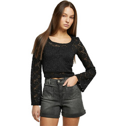 Urban Classics Γυναικείο Χειμερινό Crop Top Μαύρο TB5973-00007