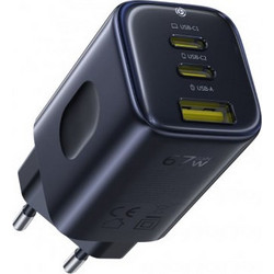 Baseus PicoGo AE11 Φορτιστής χωρίς Καλώδιο με Θύρα USB-A & 2 Θύρες USB-C 67W Power Delivery