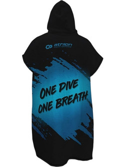 Athlon One Dive Πόντσο Θαλάσσης Μαύρο 72x105cm 96186