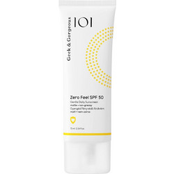 Geek & Gorgeous Zero Feel Αντηλιακή Κρέμα Προσώπου SPF50+ 75ml