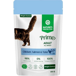 Nature's Protection Prime Weight Control Adult with Chicken, Salmon & Tuna 85gr