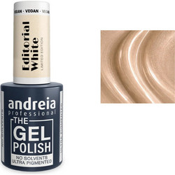 Andreia Editorial White Collection EW3 Ημιμόνιμο Βερνίκι Νυχιών 10.5ml