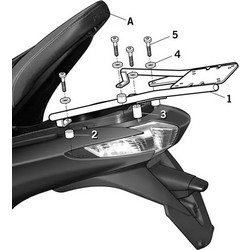 Shad Σχάρα Μηχανής για Piaggio MP3 125 / 300 '11-'12