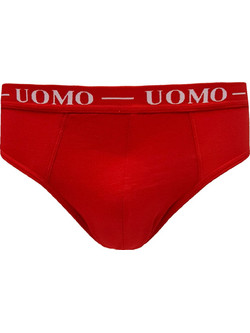 Uomo Ανδρικό Σλιπ Βαμβακερό Κόκκινο 1716