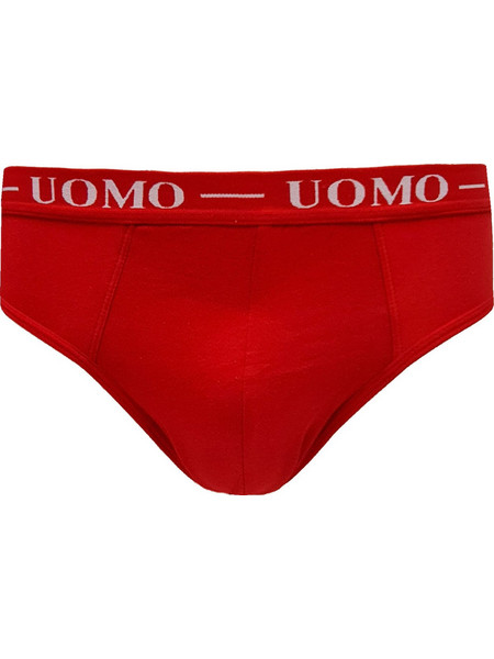 Uomo Ανδρικό Σλιπ Βαμβακερό Κόκκινο 1716