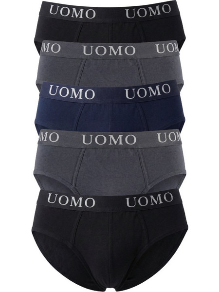 Uomo Ανδρικά Σλιπ Βαμβακερά 5Pack 6554