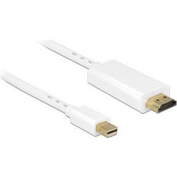 DeLOCK Καλώδιο Mini DisplayPort 1.1 to HDMI Male 3m White 83708